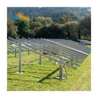 FS Steel Solar PV Ground Mounting Plants Zinc Coated Rack